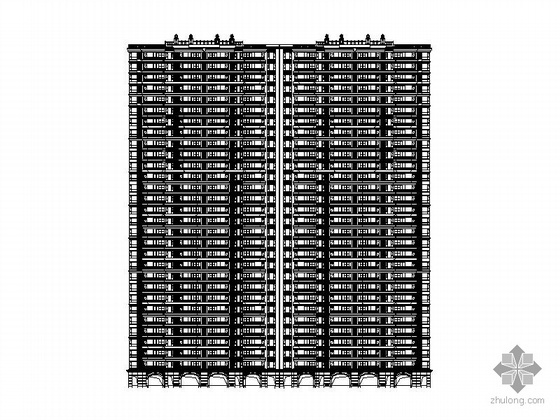 惠州30层住宅小区资料下载-[惠州]某住宅区商铺、住宅楼建筑施工图