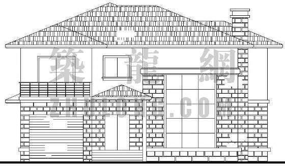 别墅度假区建筑设计资料下载-太湖度假区别墅群F型设计方案