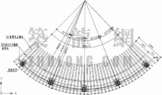 CAD花架施工详图资料下载-单柱花架施工详图