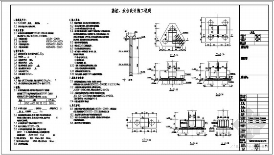 厂房承台资料下载-某钢框架厂房基础设计说明及承台大样图