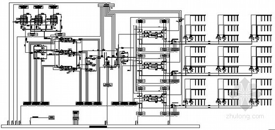 空调循环机组控制原理图资料下载-[成都]车站暖通空调设备楼控原理图
