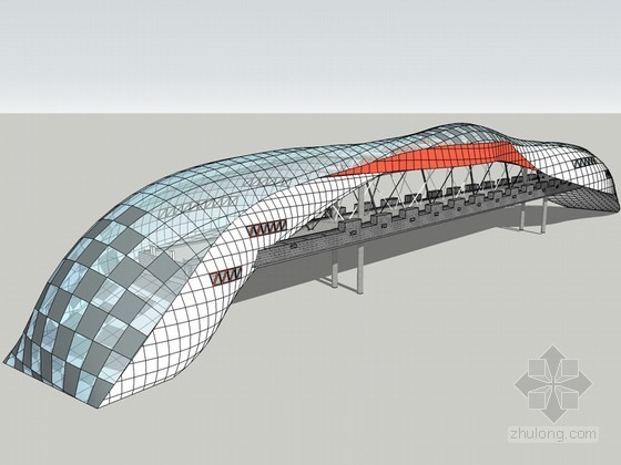 天桥煞资料下载-天桥SketchUp模型下载