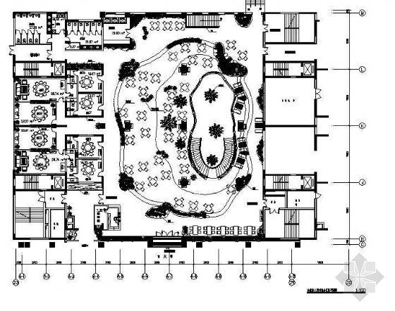 装修餐厅CAD图资料下载-中式餐厅装修图