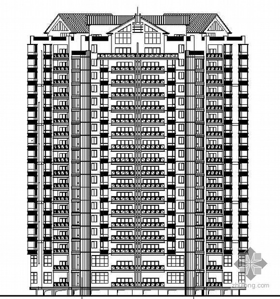 房产公司装修施工图资料下载-[宜宾]某房产公司某山庄15号楼建筑结构施工图