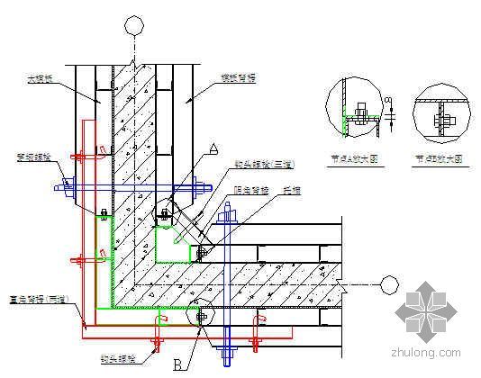 模板工程流水段划分资料下载-西安市某住宅大钢模施工方案