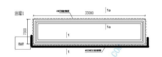 钢板桩设计图cad资料下载-[上海]油罐基坑围护结构钢板桩及高压旋喷桩设计图