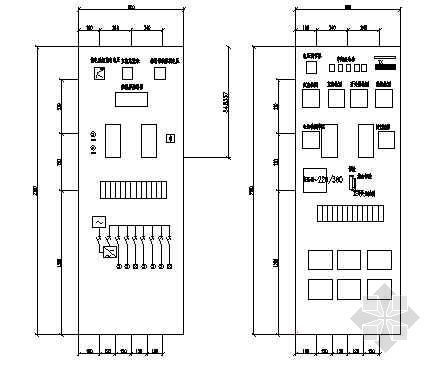 6kv新建变电所施工方案资料下载-6KV变电所二次接线直流屏布置图