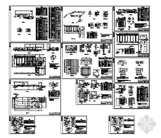 CAD水厂施工图资料下载-某市再生水厂工程施工图