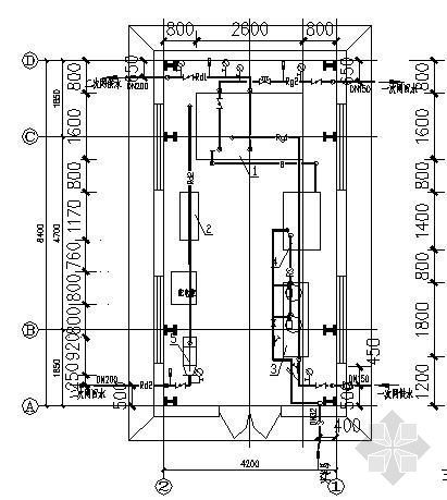 换热站设计施工说明资料下载-某换热站施工图