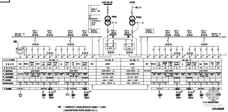 110kv输变电设计方案资料下载-某110kV变电所电气初步设计方案
