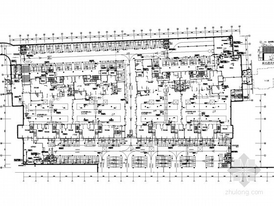 地下车库施工图dwg资料下载-[山东]大型地下车库通风及防排烟系统设计施工图