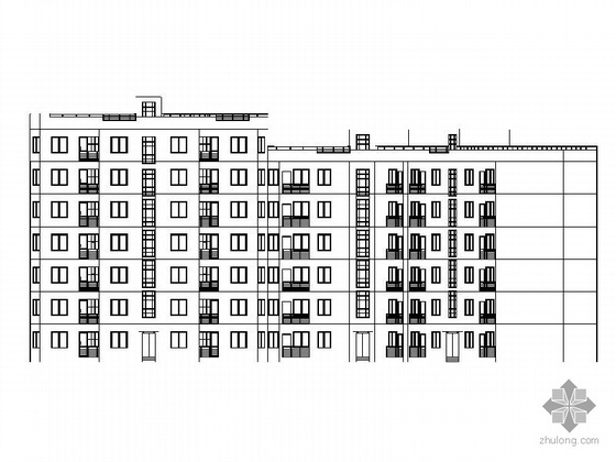 某六层住宅建筑方案图