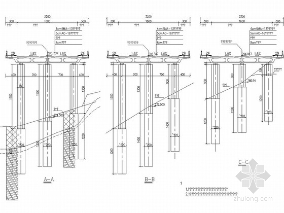 120米桥施工图纸资料下载-单幅四跨等截面预应力混凝土连续梁桥施工图（国际知名公司 斜腹式单箱）