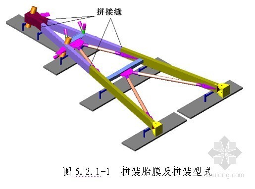 钢构雨棚图集资料下载-车站雨棚塔架钢柱制作安装施工工法