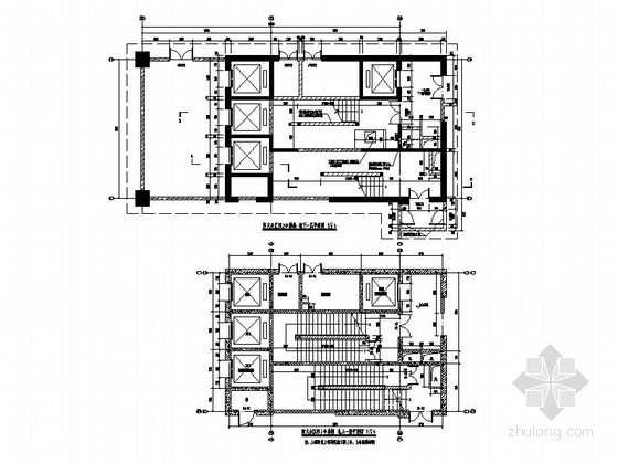 [江苏]单层剪力墙结构培训中心一类地下室建筑施工图-单层剪力墙结构培训中心一类地下室建筑详图