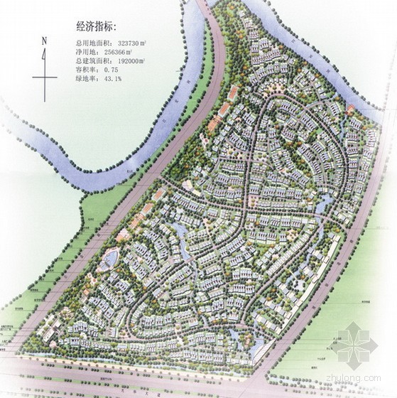 鲁格区瓦尔森公园资料下载-[成都]某锦绣森邻居住区规划方案文本
