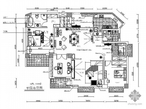 欧式客厅设计方案资料下载-欧式风格四居设计方案