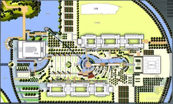 文化广场规划设计资料下载-[顺德]学院广场规划设计