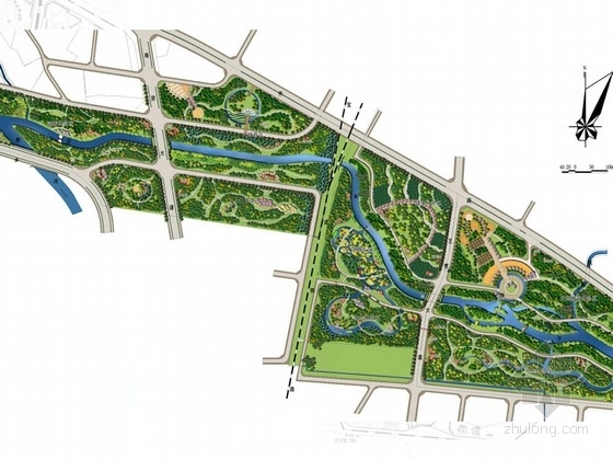 景观河道码头设计资料下载-[武汉]河道景观设计方案