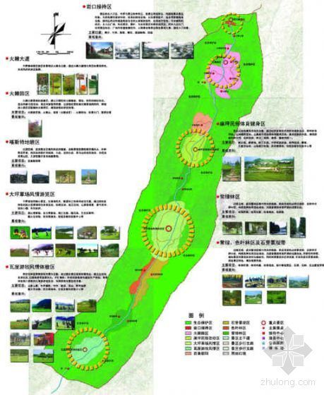 景区景观规划cad总图资料下载-重庆某旅游景区景观规划方案