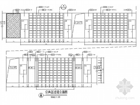 [广西]某中式时尚餐厅室内装修施工图（含实景）- 