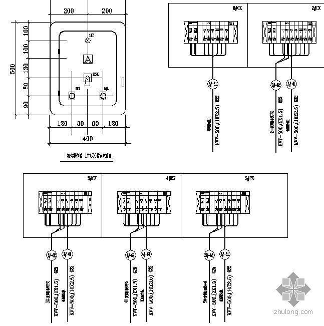 石料厂施工方案资料下载-石料厂配电系统图