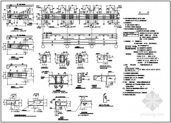 7层框架梁平法标注资料下载-某框架梁平法构造详图