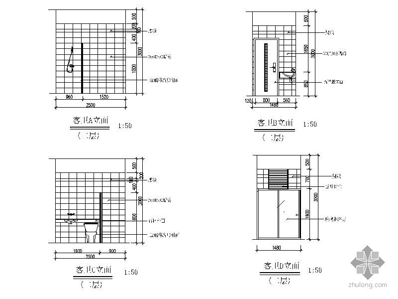 cad平面图玻璃门怎么画图片