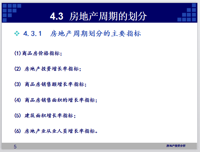 房地产投资与房地产周期-房地产周期的划分