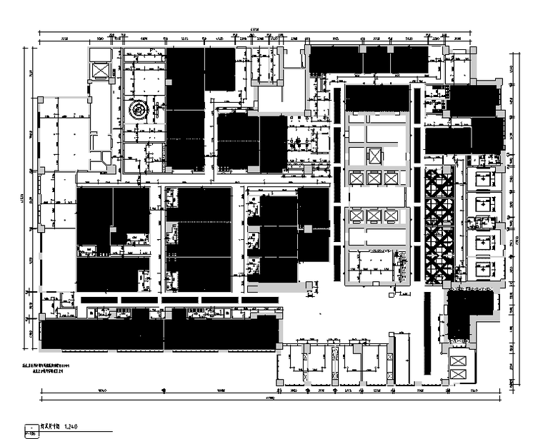 [新疆]中式休闲风足浴足疗沐足设计施工图（附效果图）-灯具尺寸图