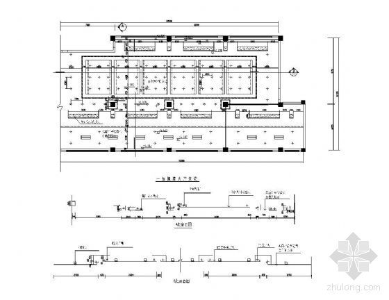 建筑报建册子封面设计资料下载-报建大厅吊顶详图