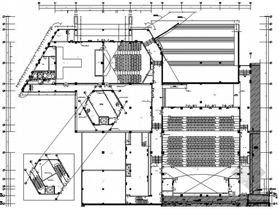 学校CAD现代资料下载-[青岛]少儿美术培训学校现代图书楼装修施工图
