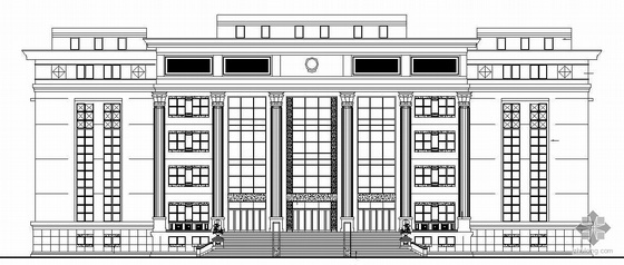 2000平建筑结构施工图资料下载-[马鞍山]某中级法院建筑结构施工图