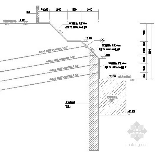 基坑边塔吊加固方案资料下载-[浙江]小学基坑围护加固施工方案