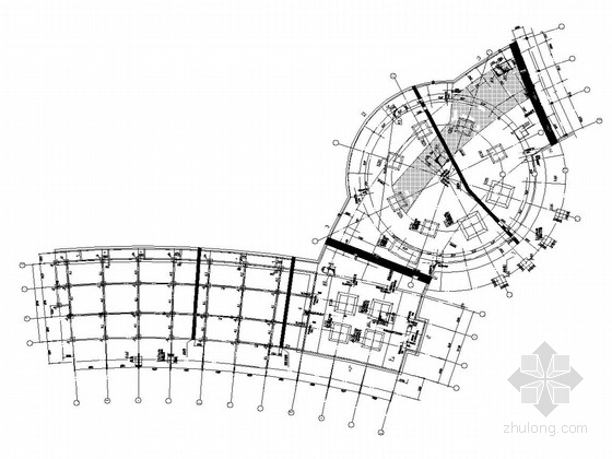 框架结构筏基施工图资料下载-五层框架结构五星级国际大酒店结构施工图（三区 筏基）