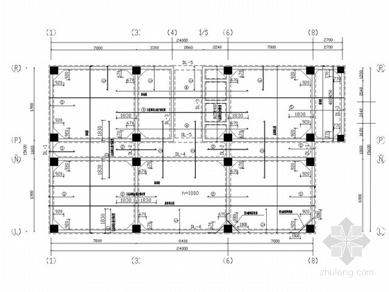 剪力墙酒店建筑施工图资料下载-13层框架剪力墙结构宾馆结构施工图