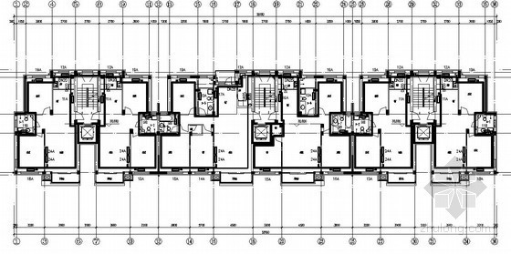 十一层框架结构住宅楼资料下载-某十一层住宅楼采暖图纸