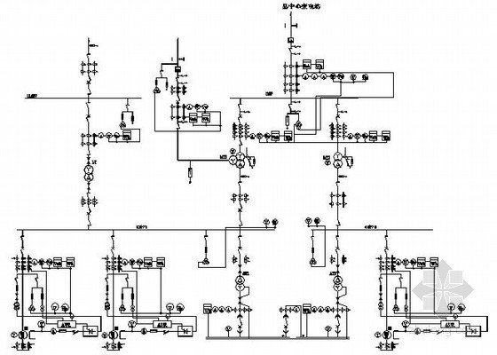电气接线系统图资料下载-水力发电厂电气部分与水部分系统图