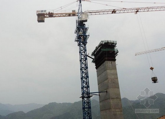 亚洲第一高墩大桥资料下载-[湖南]大桥工程空心高墩施工方案