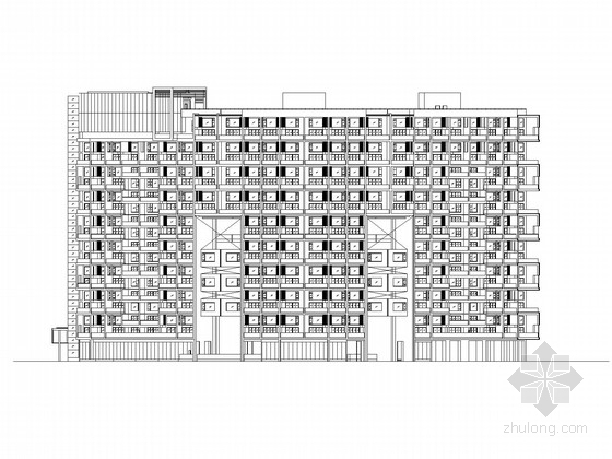 29层现代住宅效果图资料下载-[广东]20层现代风格住宅楼建筑施工图（含效果图）