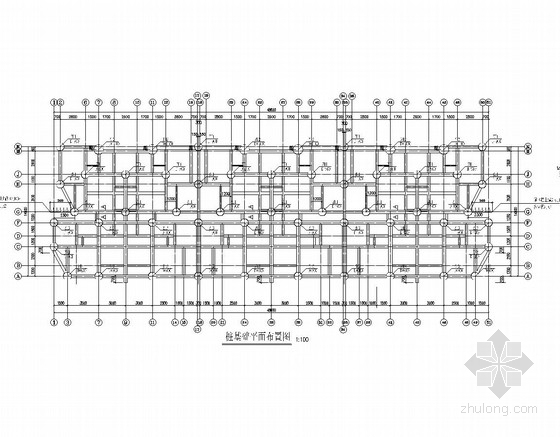 砖混基础施工资料下载-[重庆]六层砖混结构人工挖孔桩基础施工图