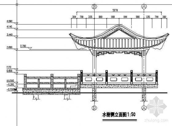 4000平全套施工图资料下载-某水榭全套施工图