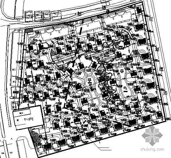 住区景观设计套图资料下载-南京某别墅区整体景观设计套图