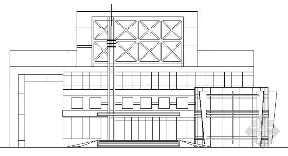 阶梯演播厅施工图资料下载-某市四层综合演播厅建筑施工图