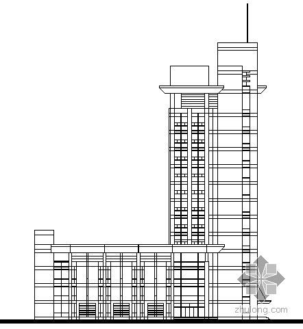 大学行政楼图纸资料下载-[济南]某市二层大学行政楼建筑施工图