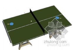 乒乓球cad平面图资料下载-乒乓球桌