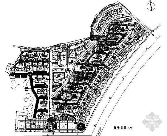 中式高档住宅区景观设计资料下载-[珠海]高档住宅区景观设计施工图