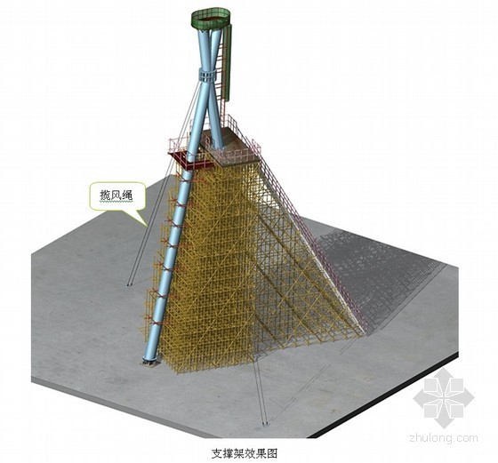 倾斜柱施工方案资料下载-[广州]巨型钢管混凝土柱现场试验施工方案