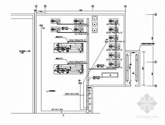 中央空调配电资料下载-某电子公司空调机房中央空调系统电气图纸