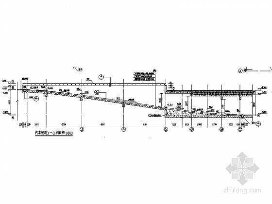 [江苏]泰州某地下二层停车库建筑施工图- 